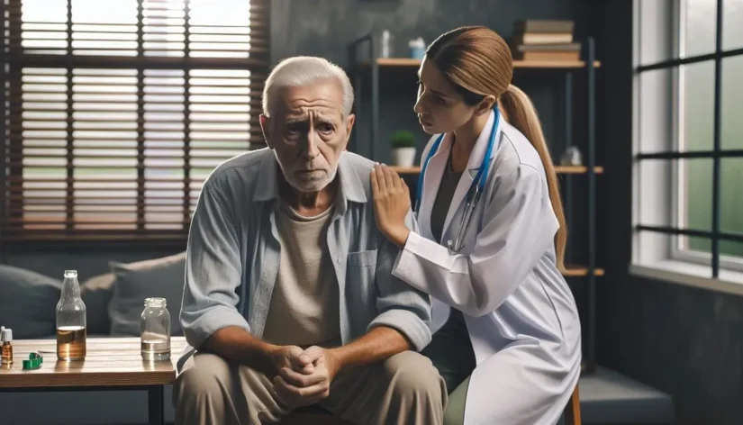 алкоголизм у пожилых людей