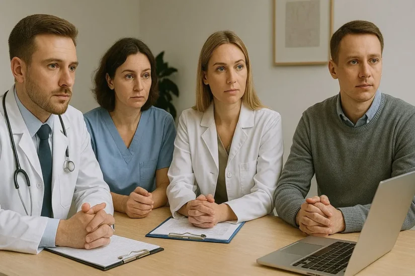 работа команды специалистов