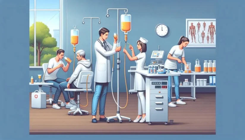 капельница с витаминами при алкоголизме