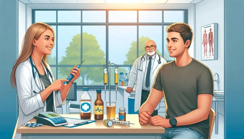 выведение из запоя при диабете