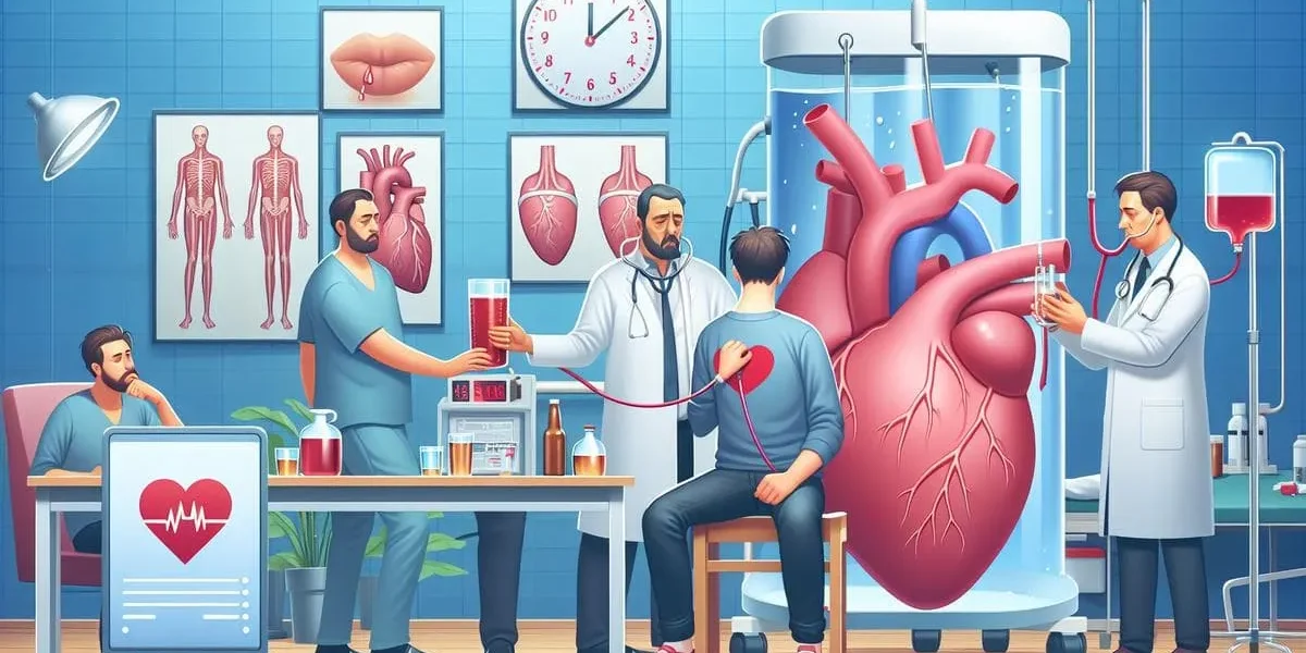 вывод из запоя при больном сердце